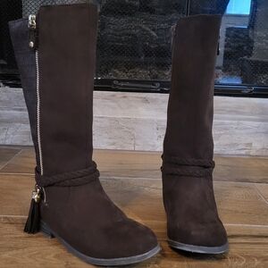 MICHAEL KORS Dark Brown Girls Boots